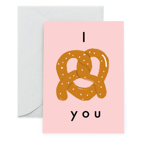 "Pretzel Love" Card