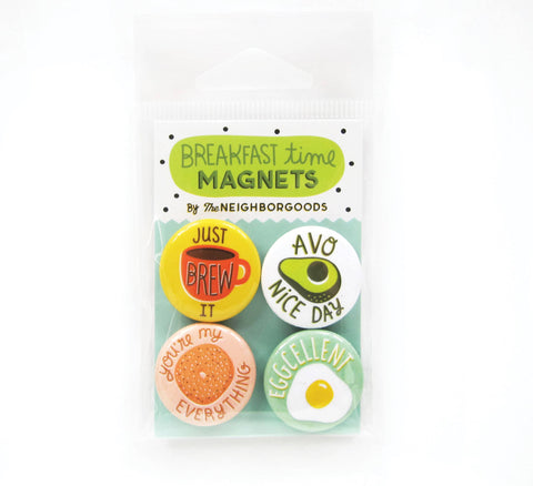 Breakfast Time Mini Magnet Set