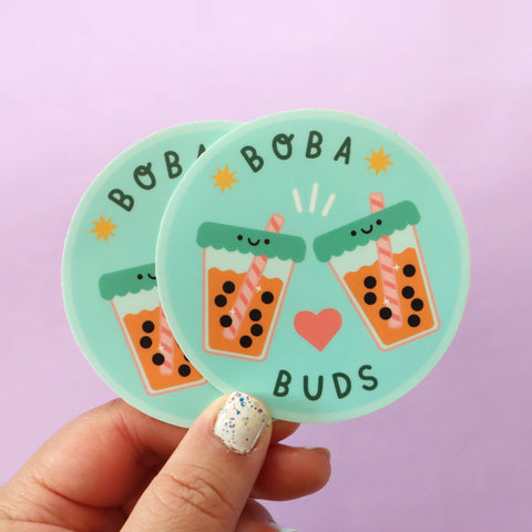 Boba Buds Sticker