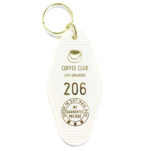 Retro Keychain - Coffee Club