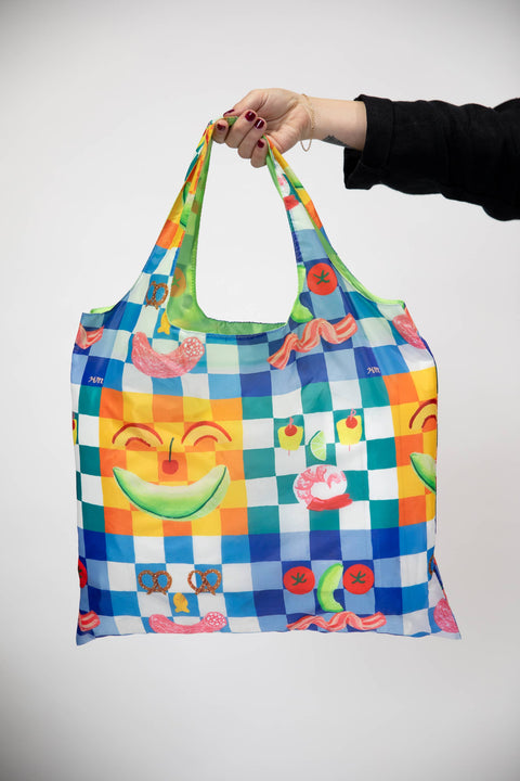 Picnic Art Sack by Kristina Micotti - Reusable Tote Bag