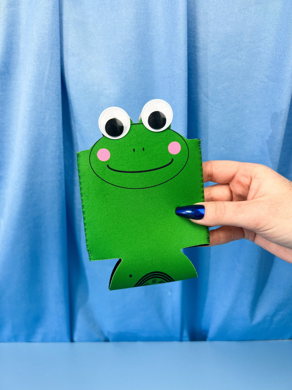 Googlie Eyed Frog Koozie