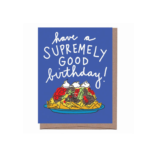 Scratch & Sniff Nachos Birthday Greeting Card