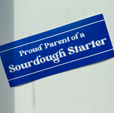 Sourdough Starter Bumper Sticker