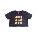 Pink Fruits Cropped Tee