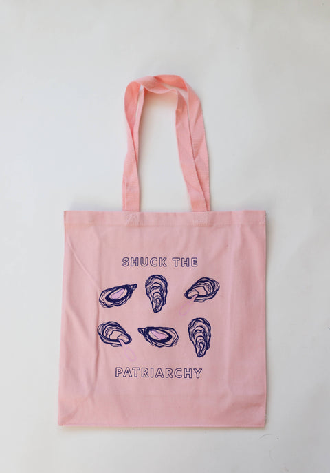 Shuck the Patriarchy Tote Bag