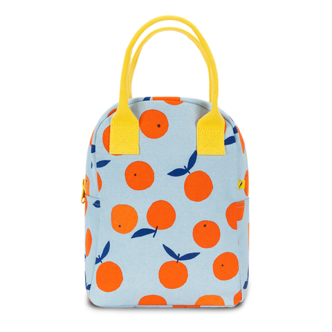 Zipper Lunch Bag - Oranges
