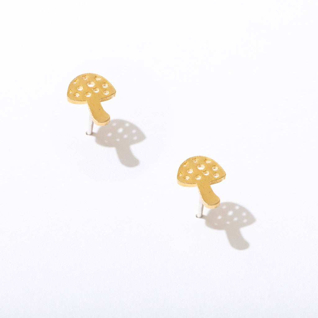 Little Mushroom Stud Earrings