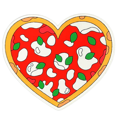 Pizza Heart Sticker