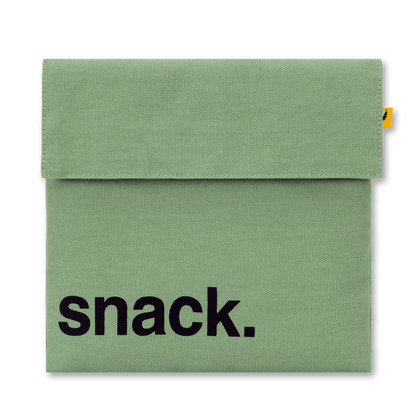 Flip Snack Bag - "Snack" Moss