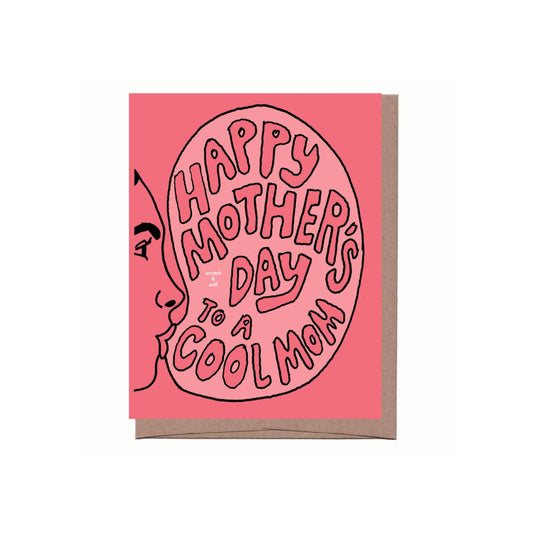 Scratch & Sniff Bubble Gum Mother's Day Greeting Card